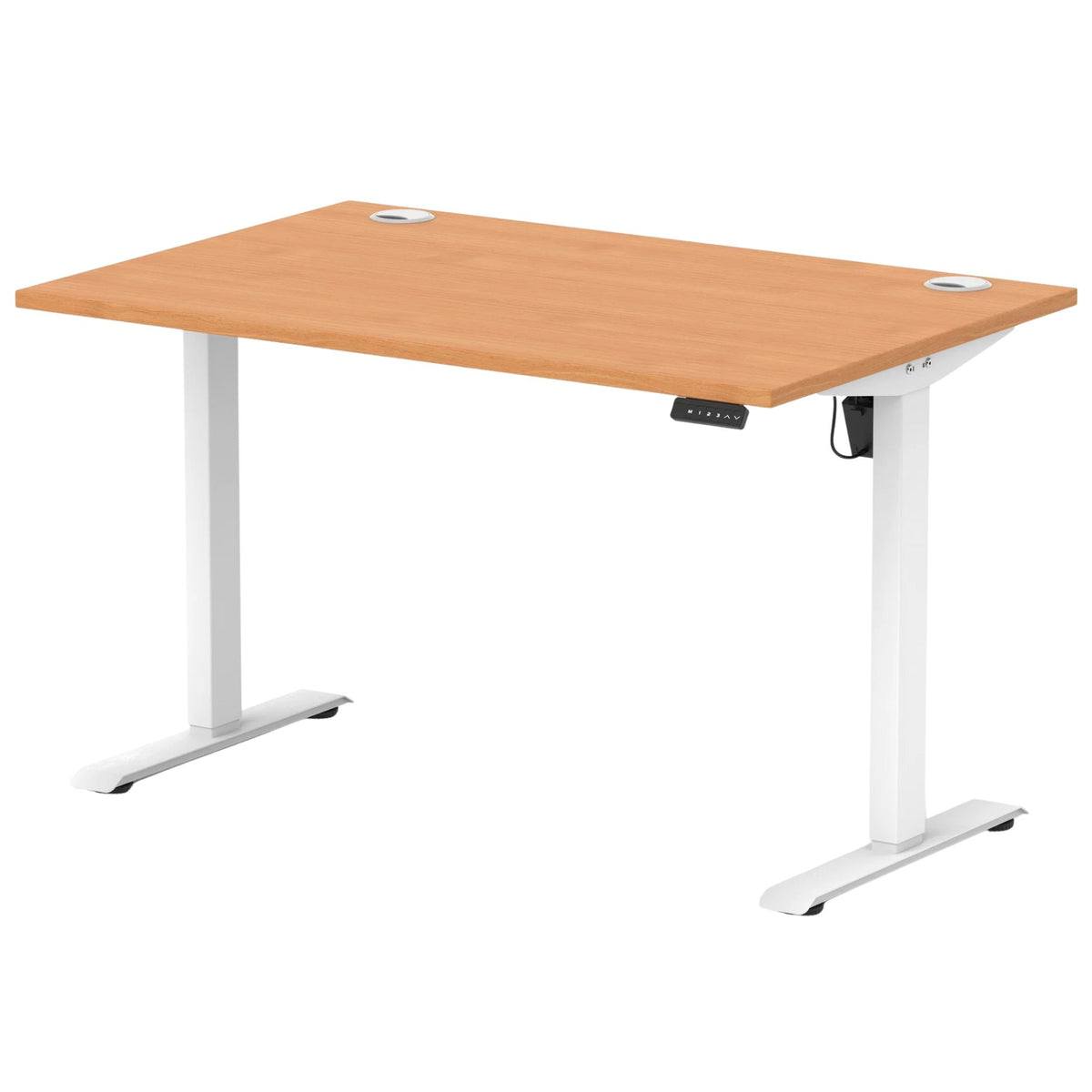 Air Lite Height Adjustable Desk with Cable Ports