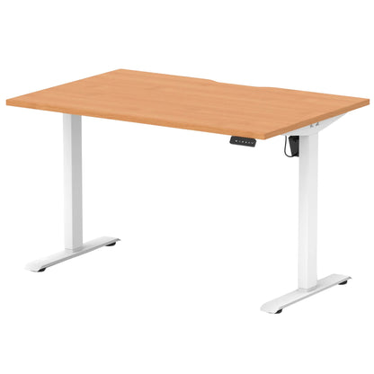 Air Lite Height Adjustable Desk With Scalloped Edge