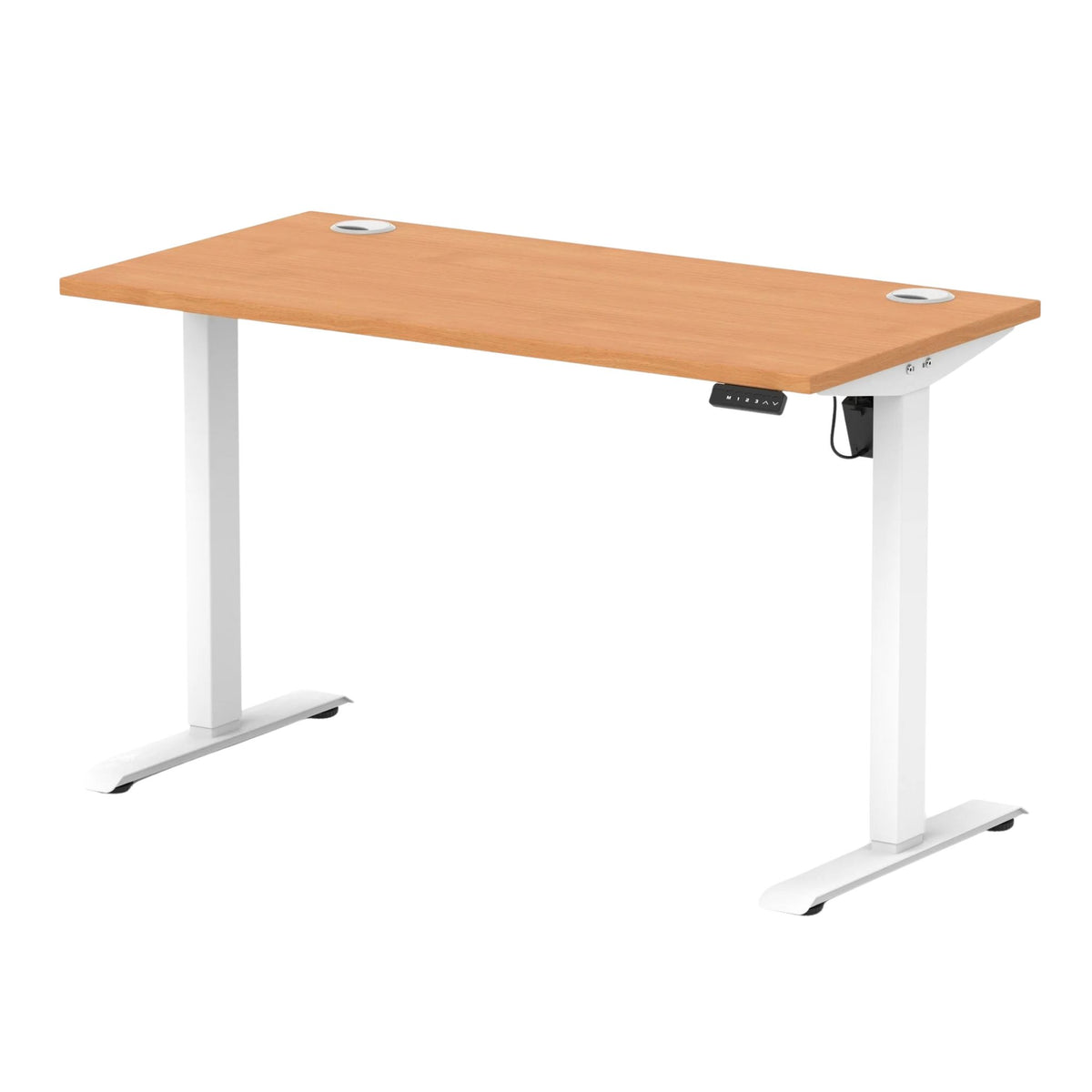 The Focus Air Slimline Standing Desk With Cable Ports