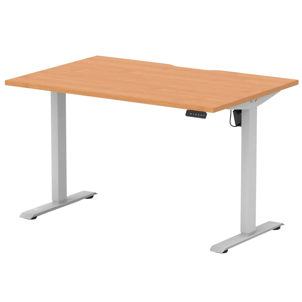 Air Lite Height Adjustable Desk With Scalloped Edge