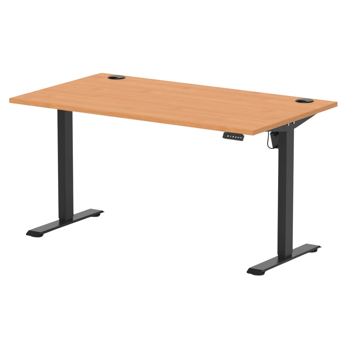 Air Lite Height Adjustable Desk with Cable Ports