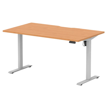 Air Lite Height Adjustable Desk With Scalloped Edge