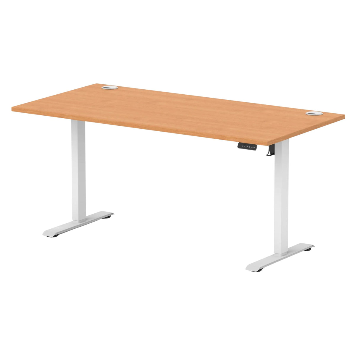 Air Lite Height Adjustable Desk with Cable Ports