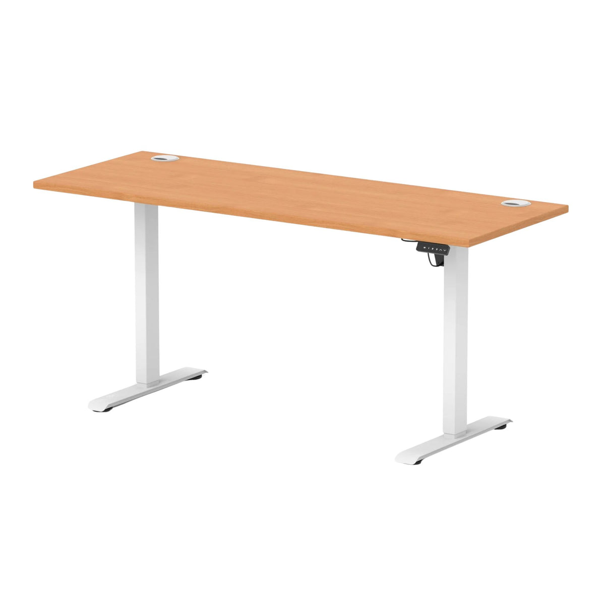 The Focus Air Slimline Standing Desk With Cable Ports