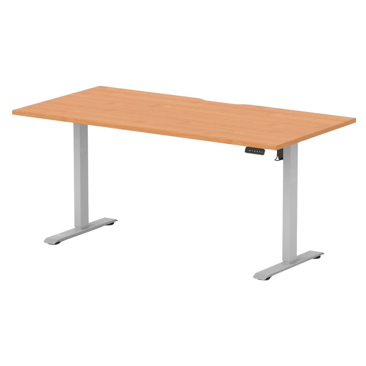 Air Lite Height Adjustable Desk With Scalloped Edge