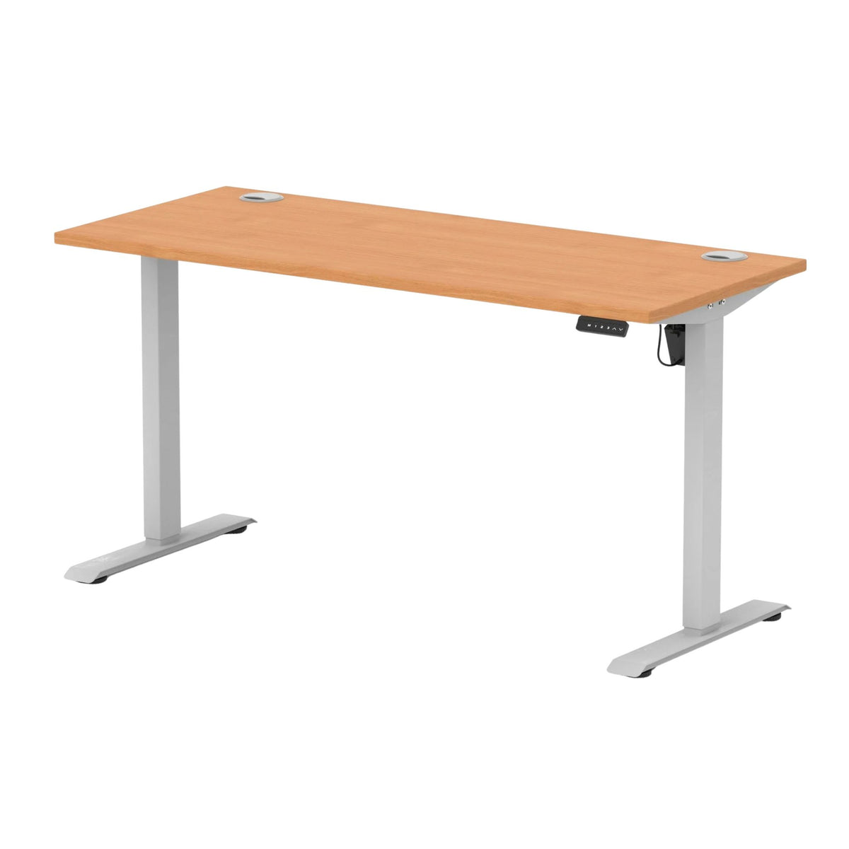 The Focus Air Slimline Standing Desk With Cable Ports