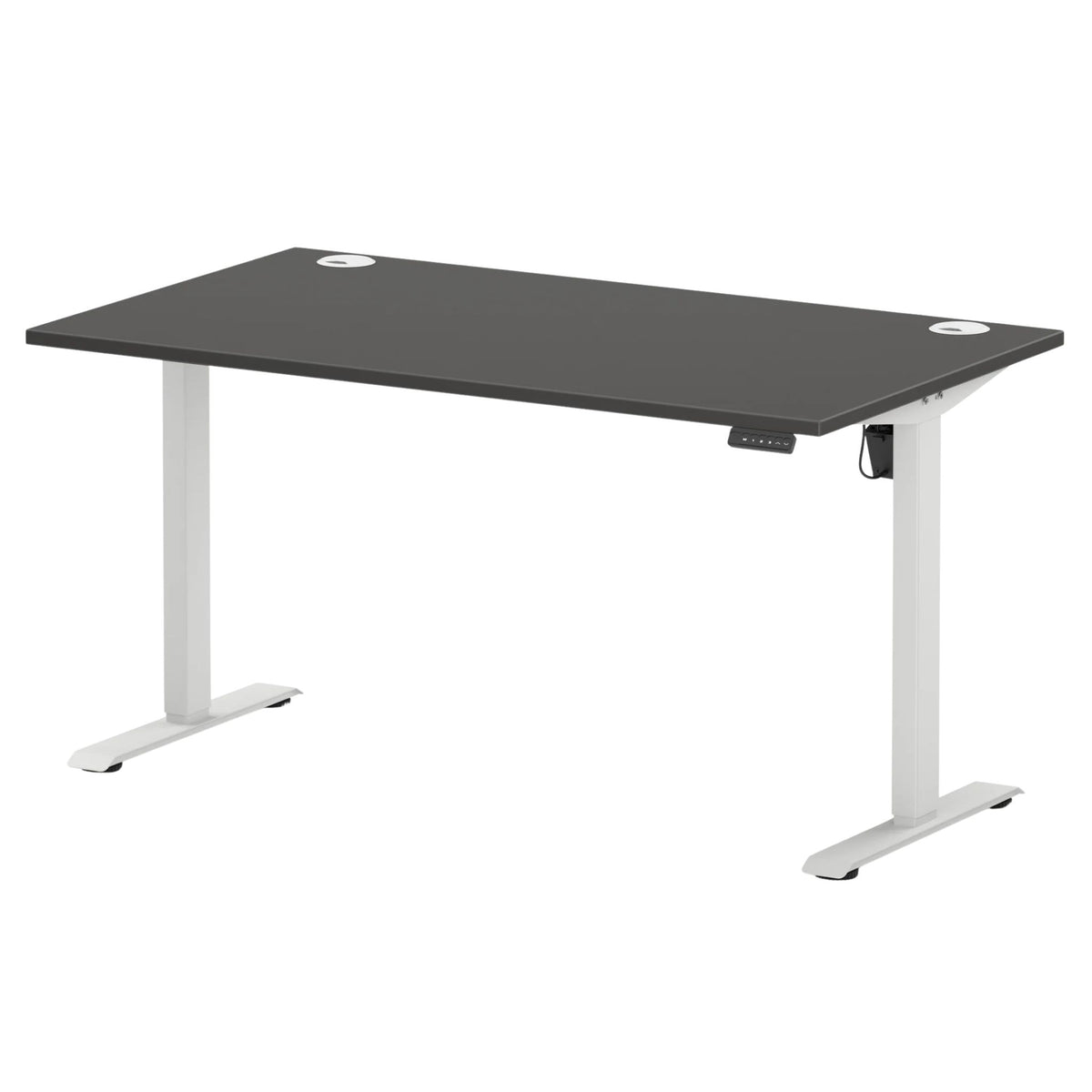 Air Lite Height Adjustable Desk with Cable Ports