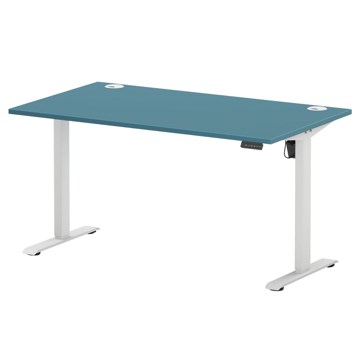 Air Lite Height Adjustable Desk with Cable Ports