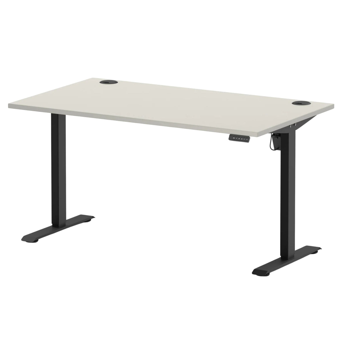 Air Lite Height Adjustable Desk with Cable Ports