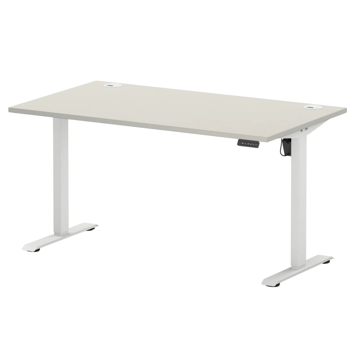 Air Lite Height Adjustable Desk with Cable Ports