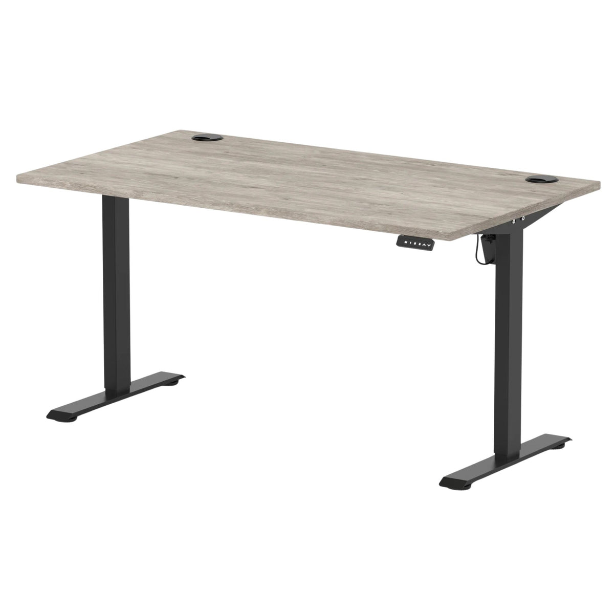 Air Lite Height Adjustable Desk with Cable Ports