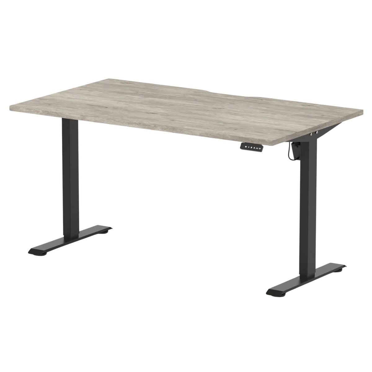 Air Lite Height Adjustable Desk With Scalloped Edge