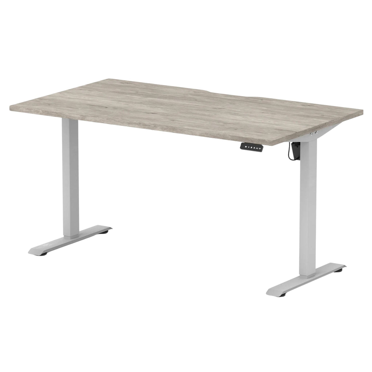 Air Lite Height Adjustable Desk With Scalloped Edge
