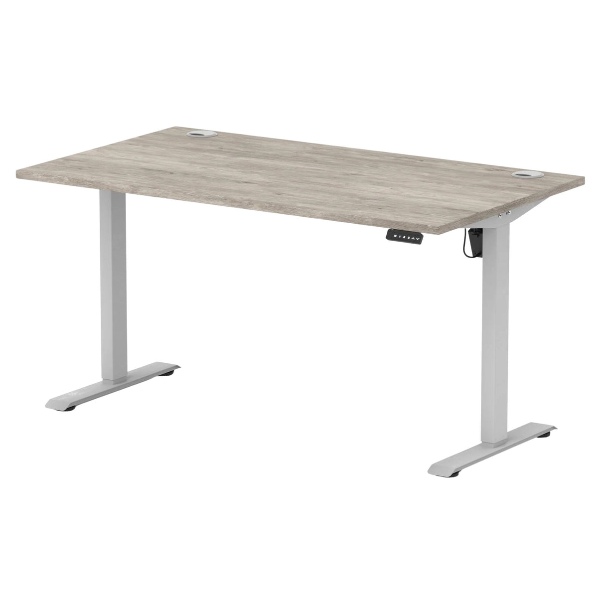 Air Lite Height Adjustable Desk with Cable Ports