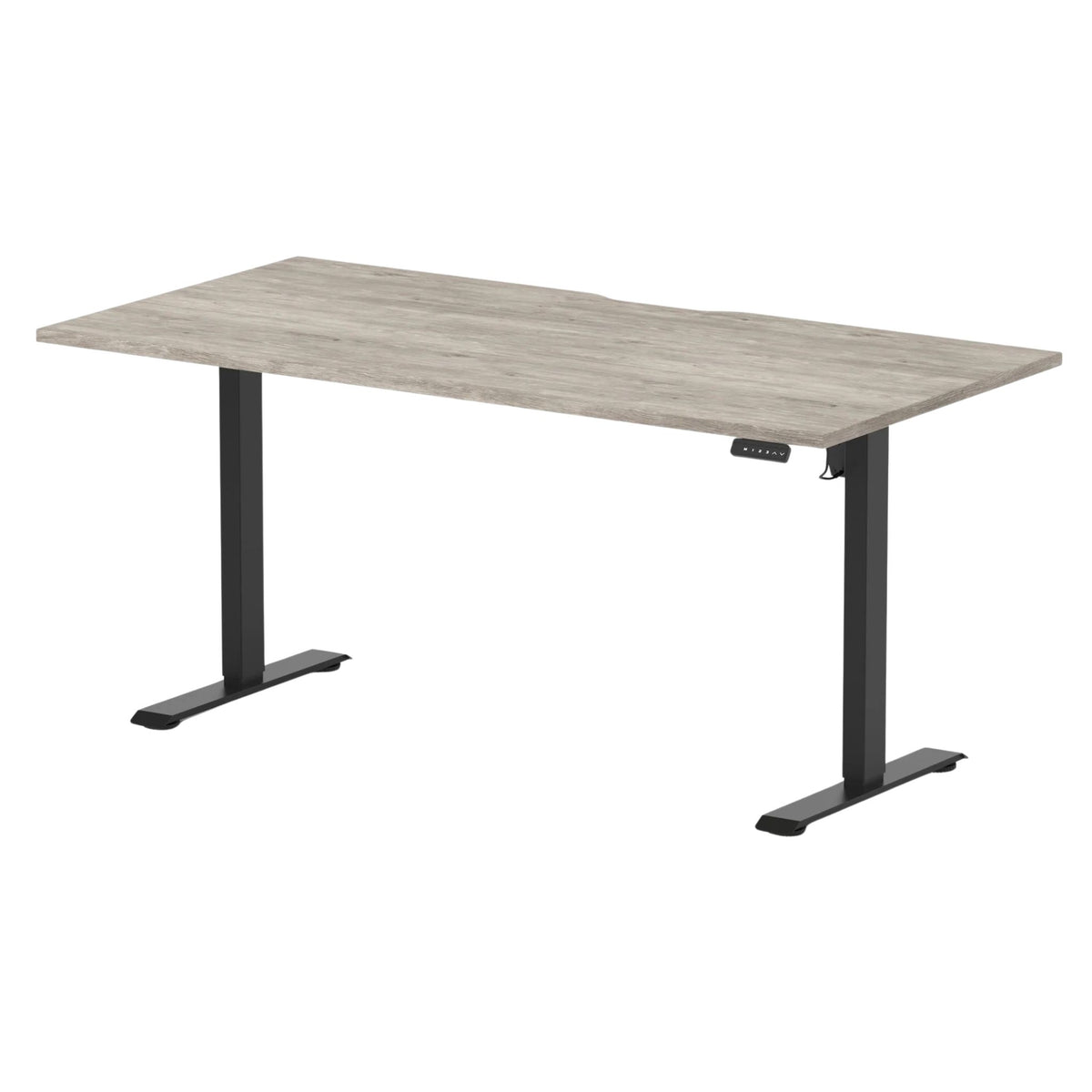 Air Lite Height Adjustable Desk With Scalloped Edge