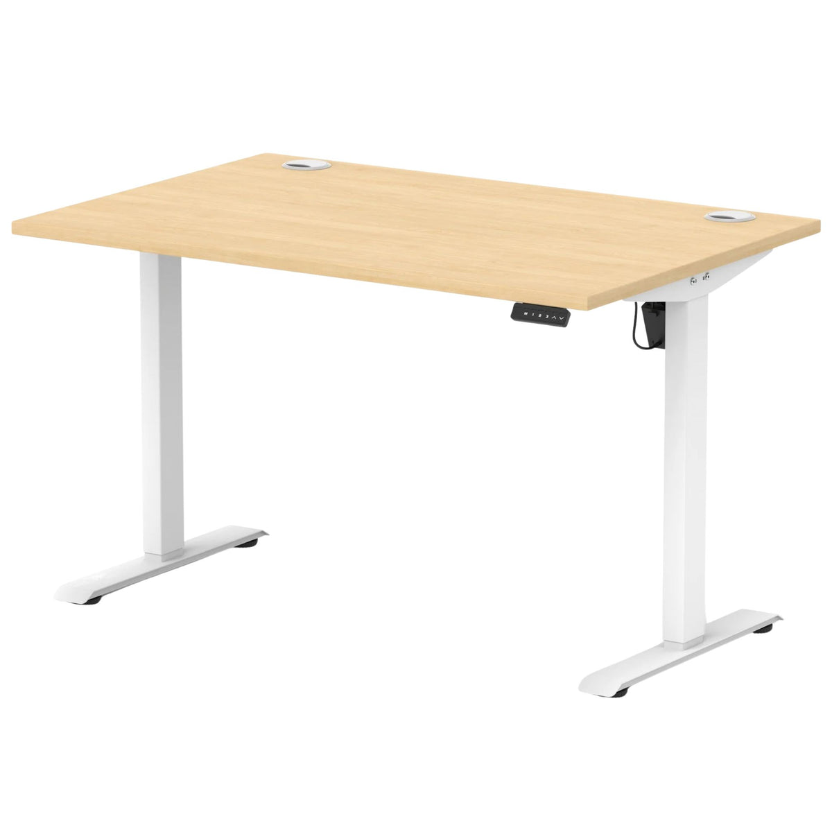 Air Lite Height Adjustable Desk with Cable Ports