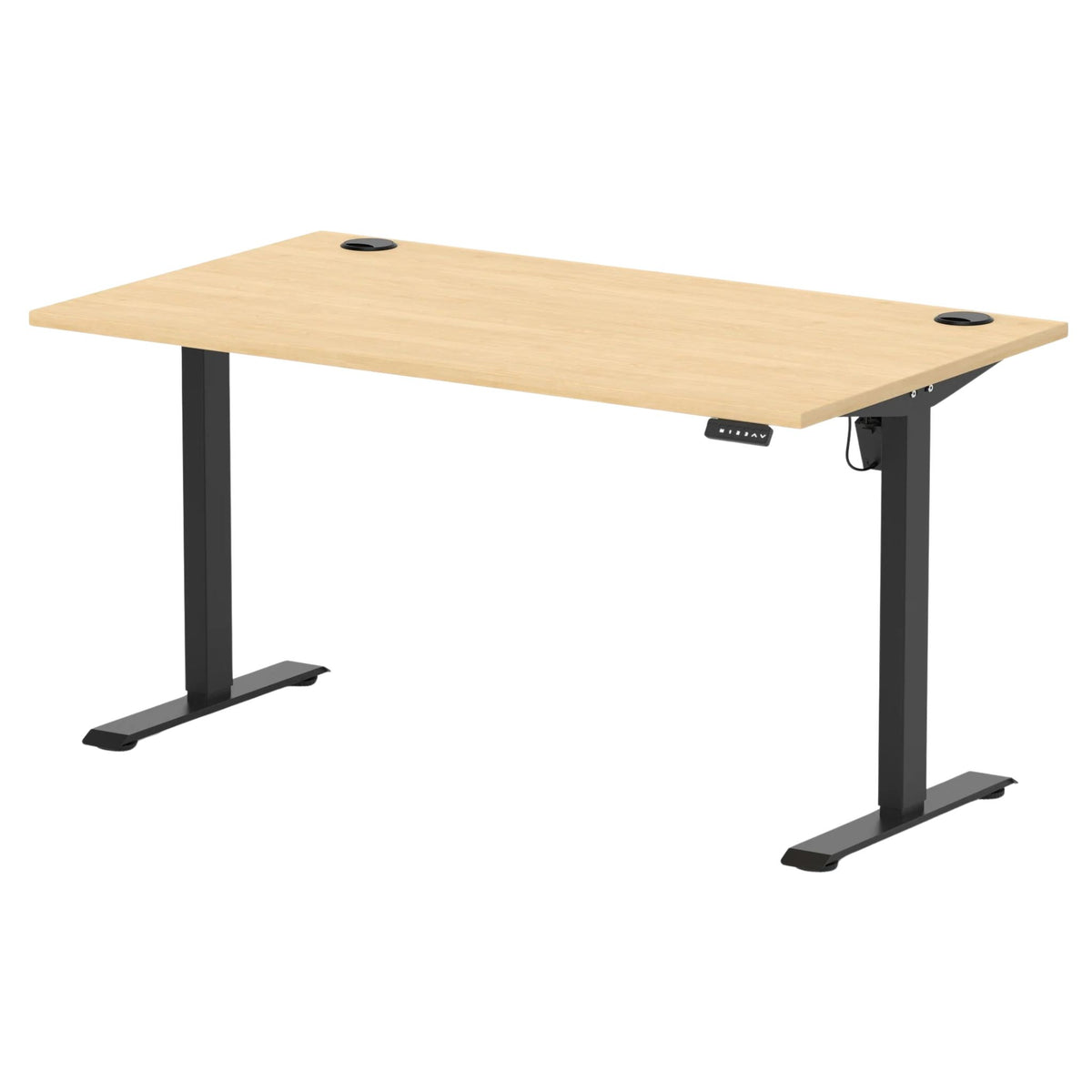 Air Lite Height Adjustable Desk with Cable Ports