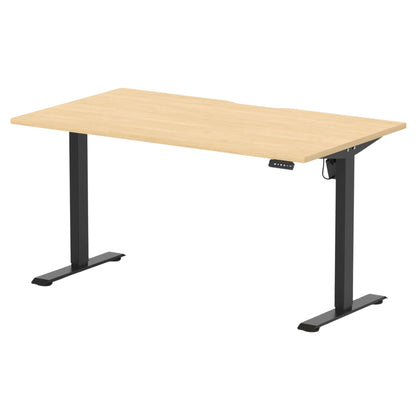 Air Lite Height Adjustable Desk With Scalloped Edge