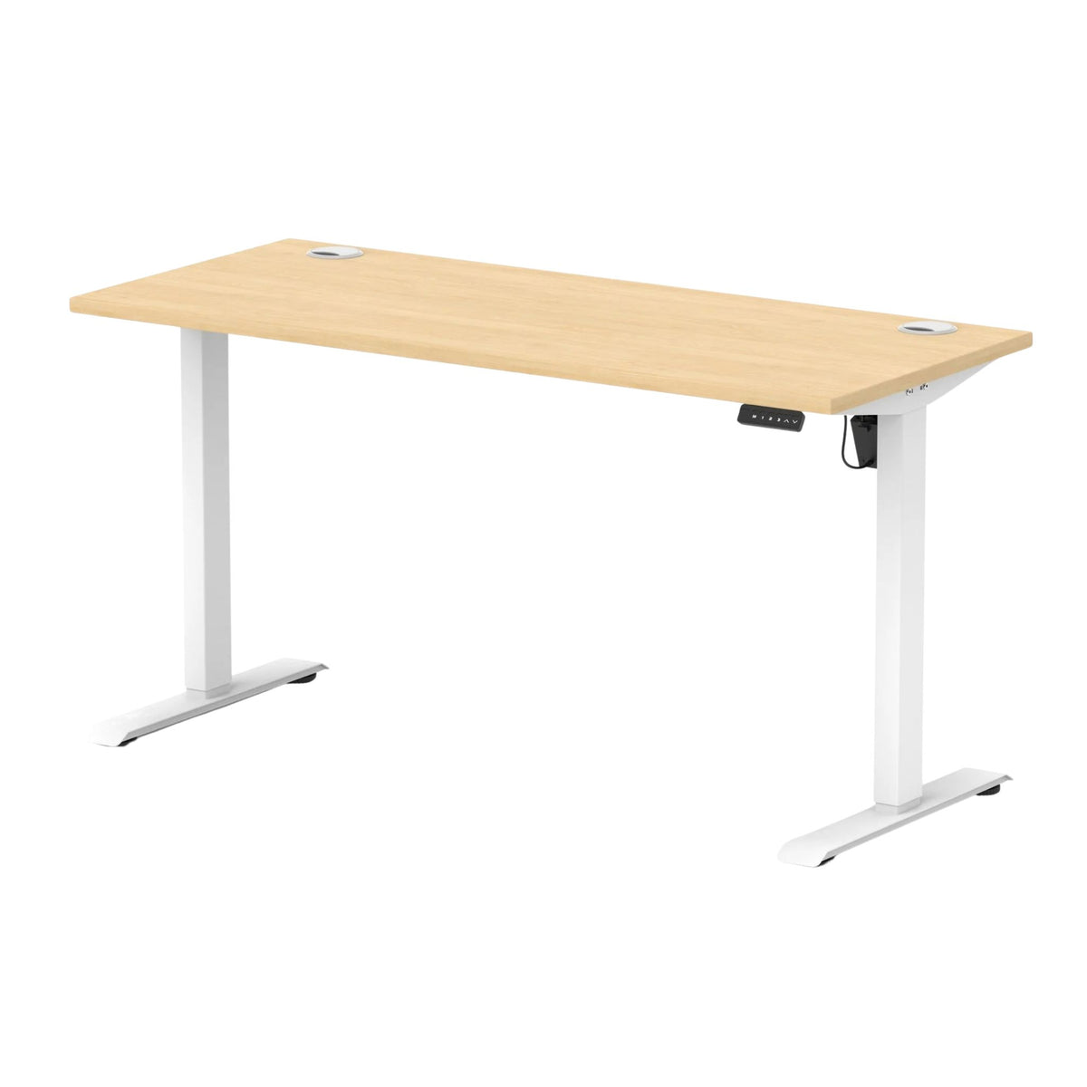 The Focus Air Slimline Standing Desk With Cable Ports
