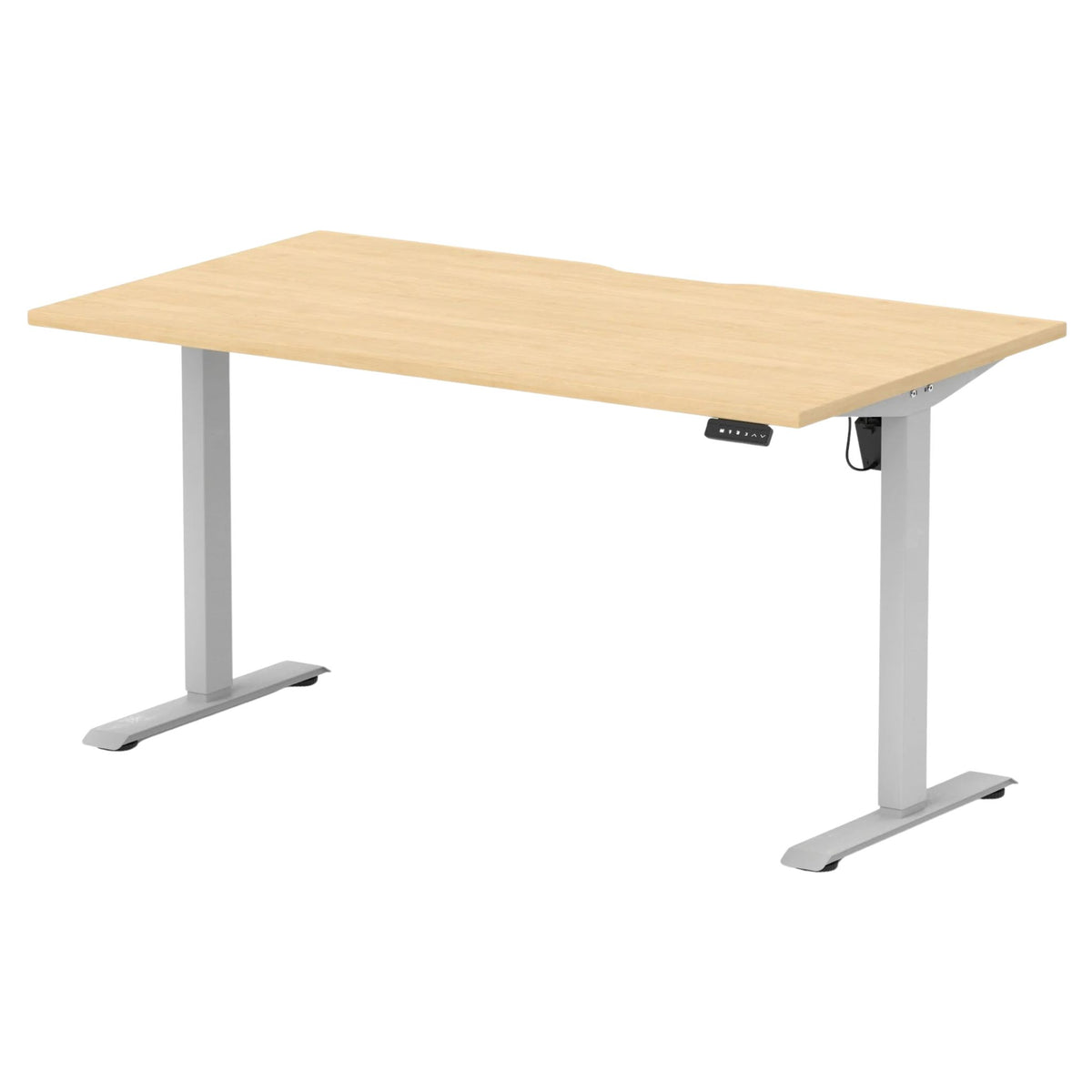 Air Lite Height Adjustable Desk With Scalloped Edge
