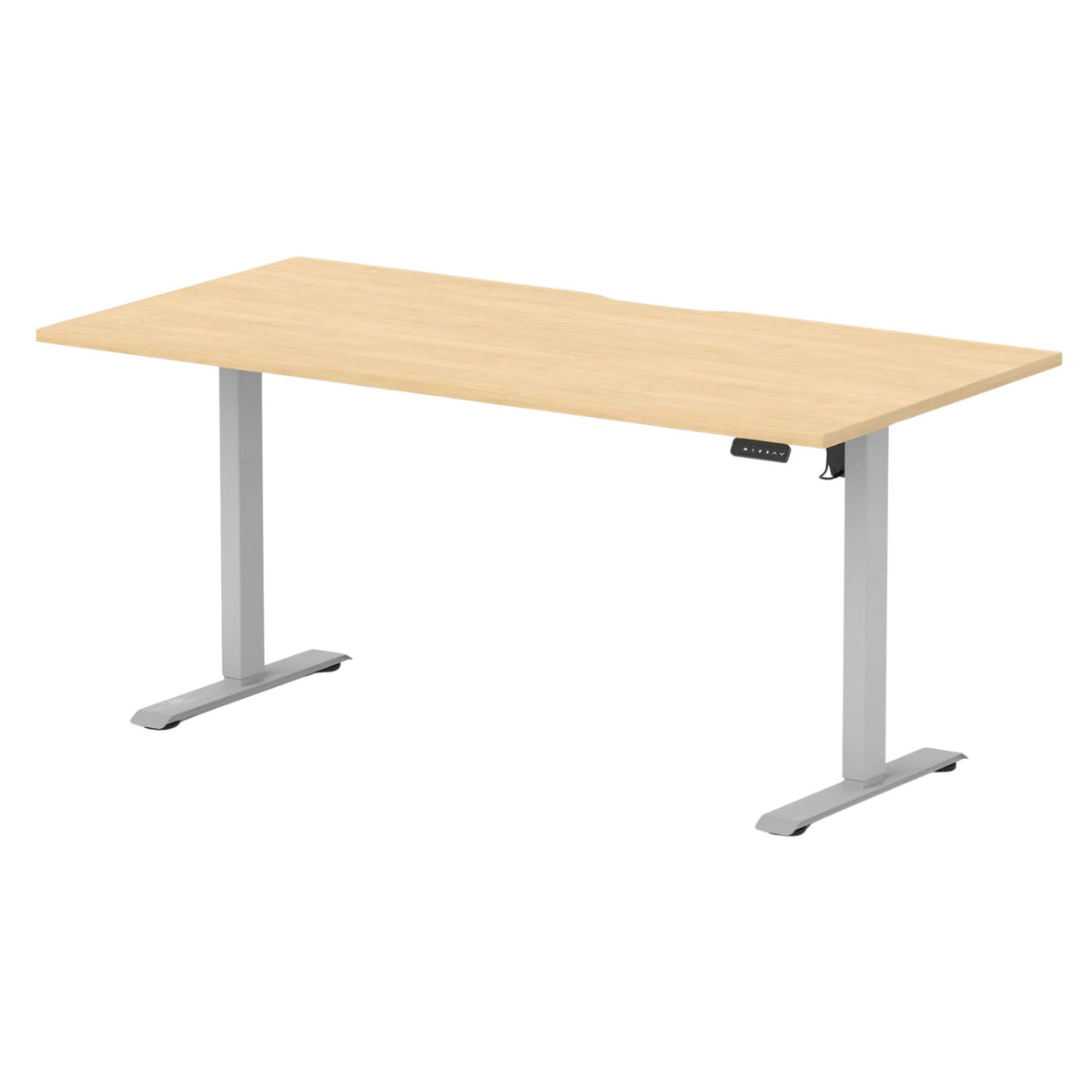 Air Lite Height Adjustable Desk With Scalloped Edge