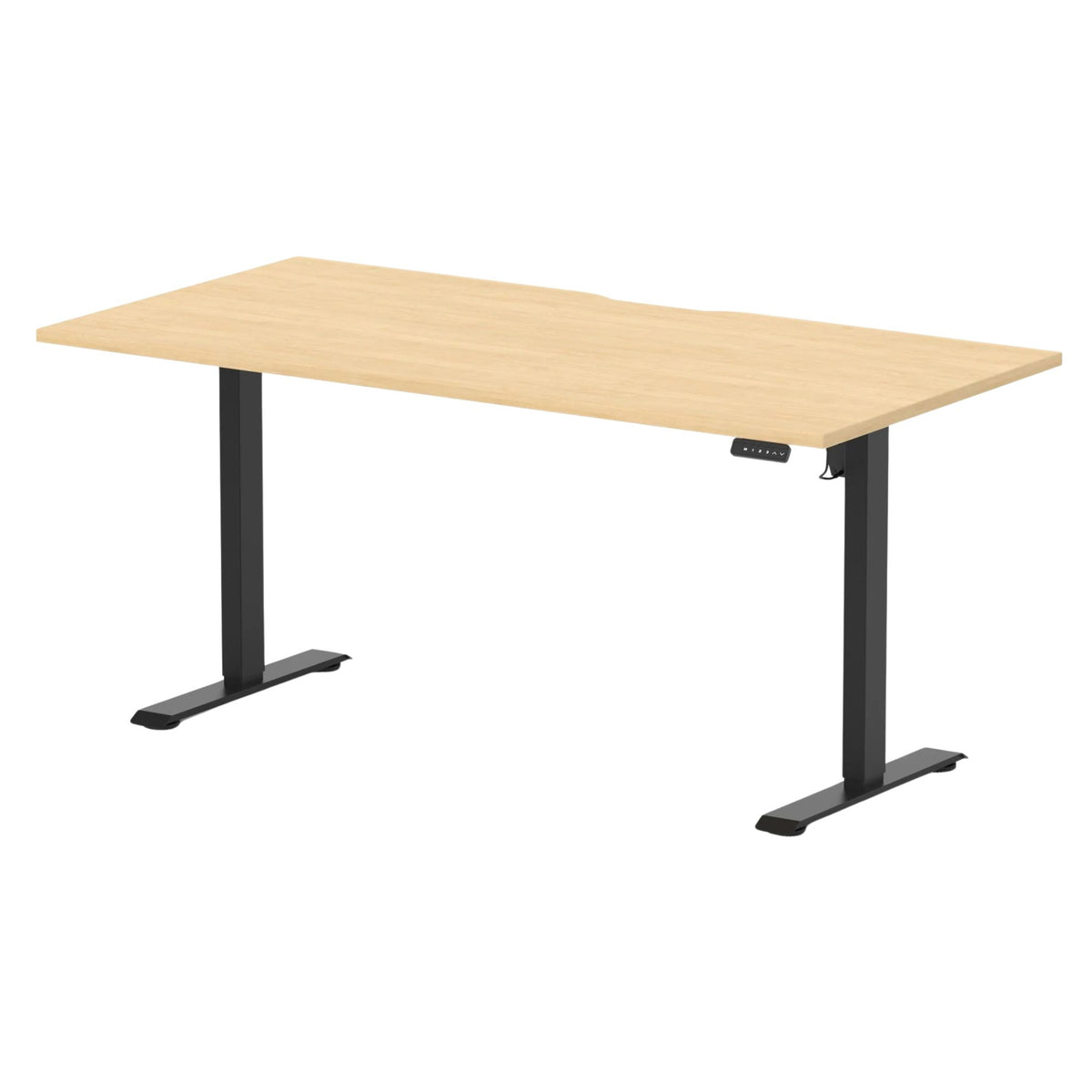 Air Lite Height Adjustable Desk With Scalloped Edge