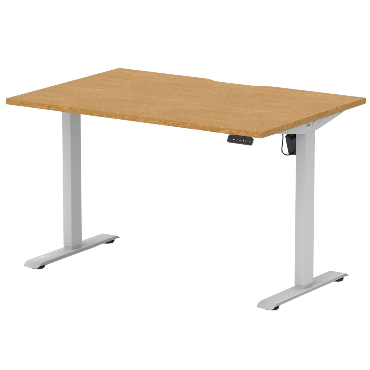 Air Lite Height Adjustable Desk With Scalloped Edge