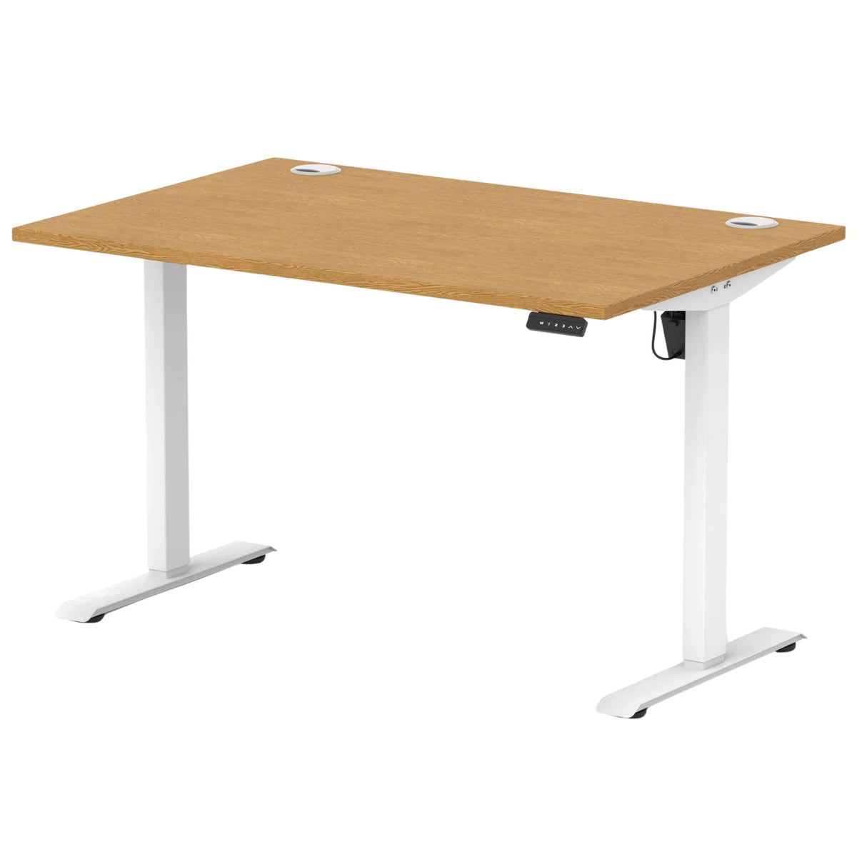Air Lite Height Adjustable Desk with Cable Ports