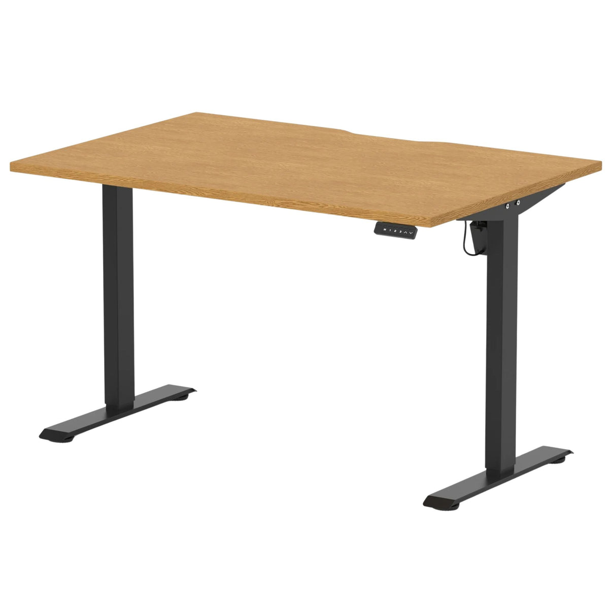 Air Lite Height Adjustable Desk With Scalloped Edge