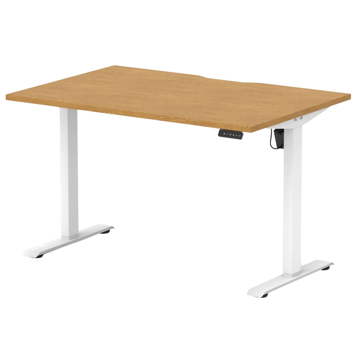 Air Lite Height Adjustable Desk With Scalloped Edge