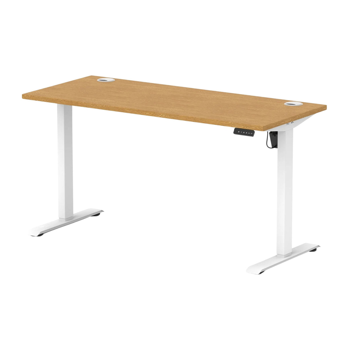 The Focus Air Slimline Standing Desk With Cable Ports