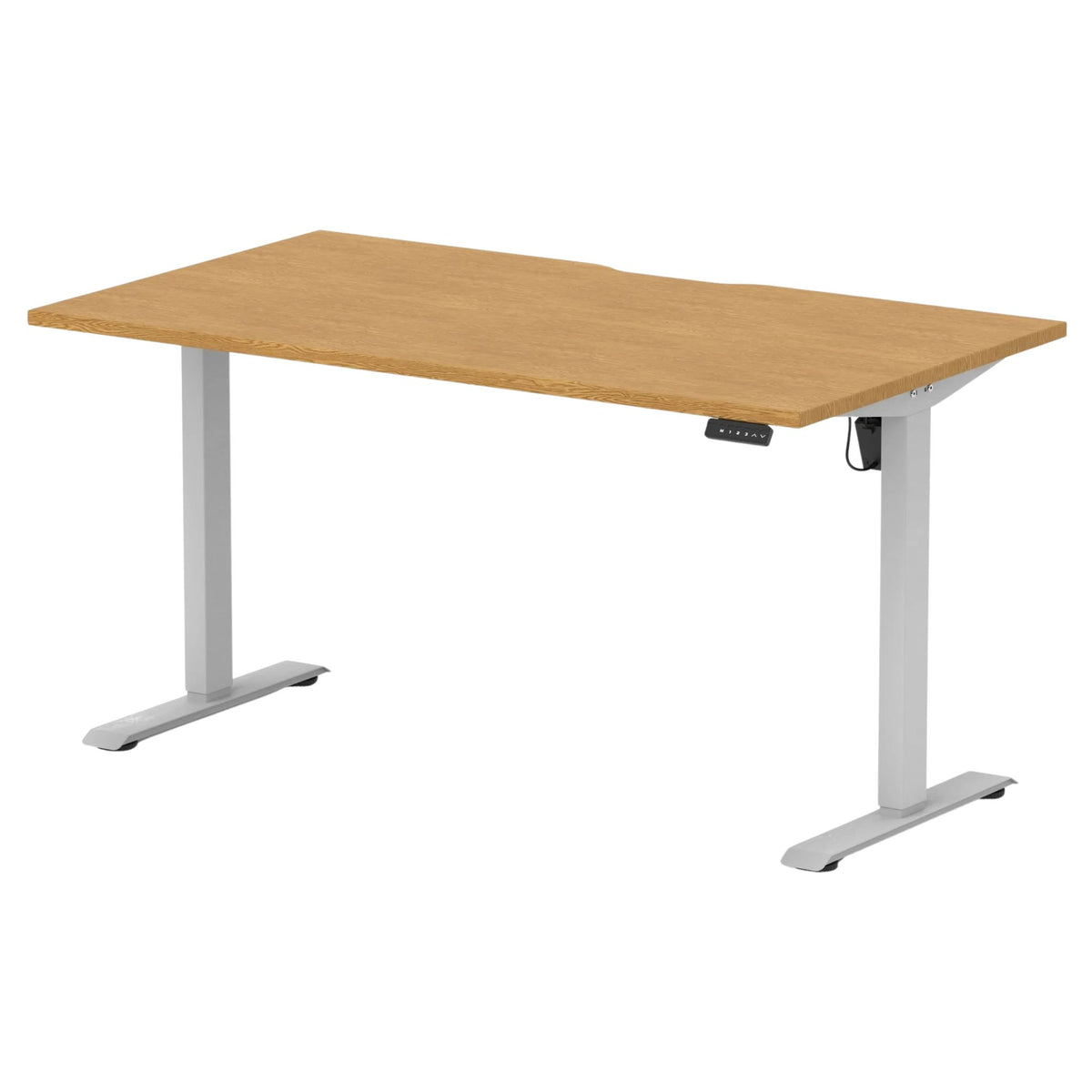 Air Lite Height Adjustable Desk With Scalloped Edge