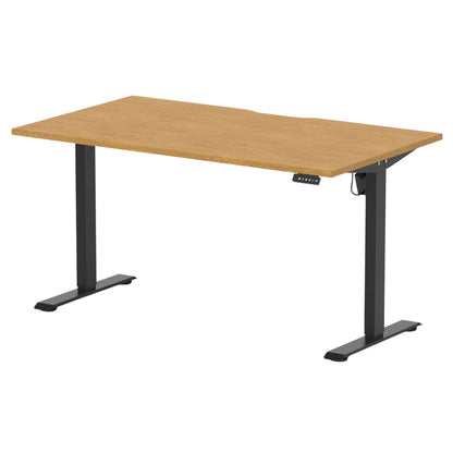 Air Lite Height Adjustable Desk With Scalloped Edge