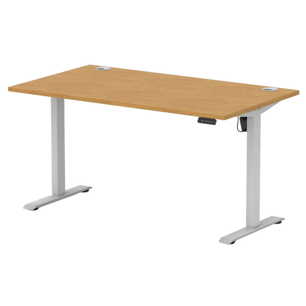 Air Lite Height Adjustable Desk with Cable Ports