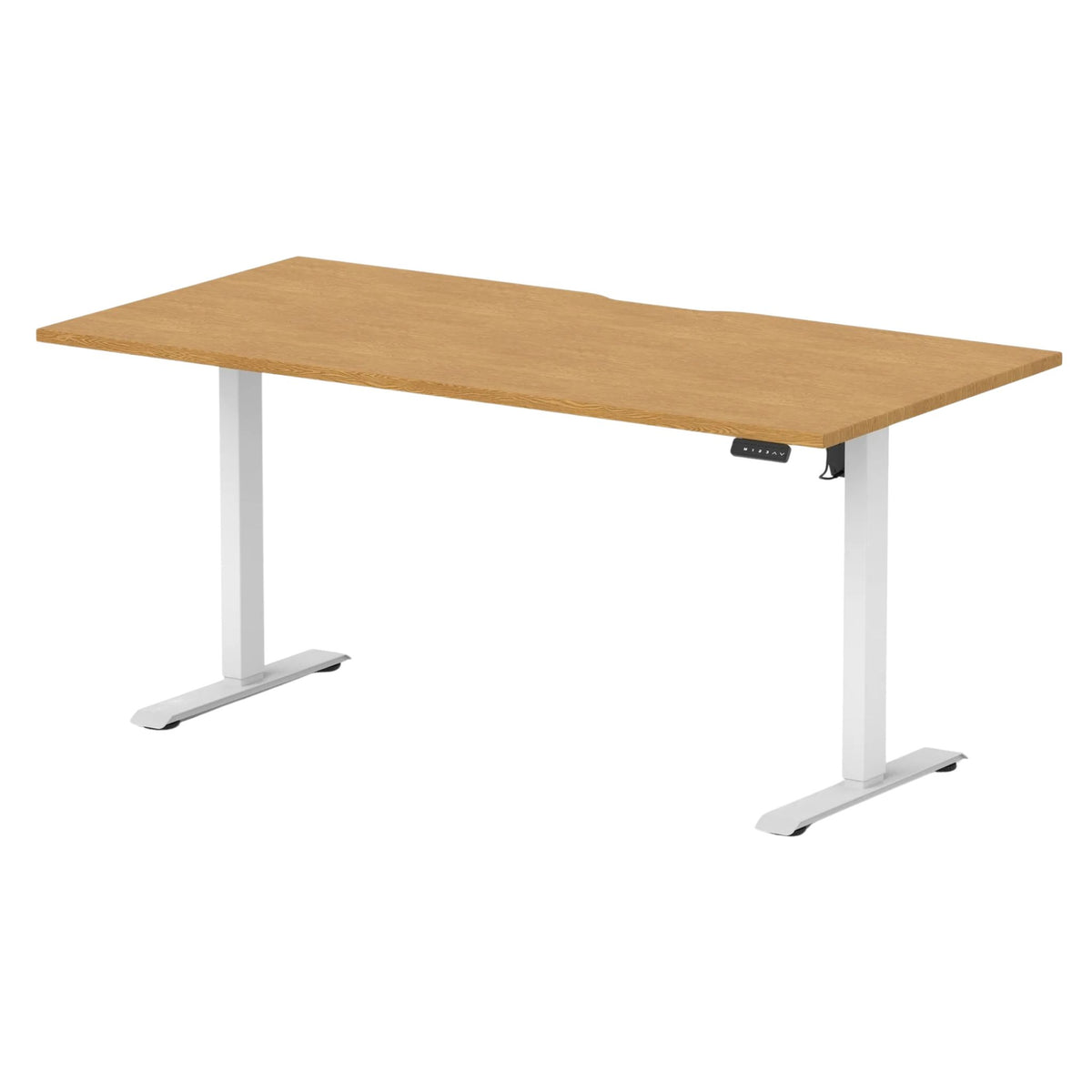 Air Lite Height Adjustable Desk With Scalloped Edge