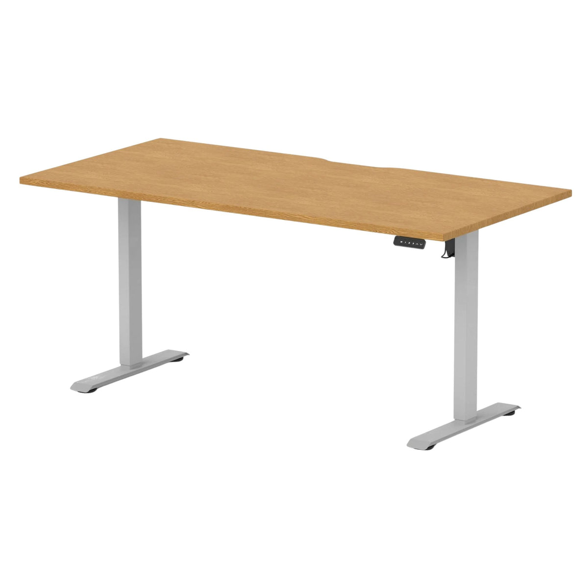 Air Lite Height Adjustable Desk With Scalloped Edge
