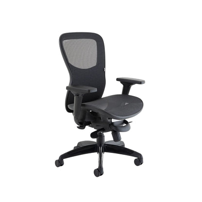 Stealth Shadow High Mesh Back Ergonomic Posture Chair With Arms