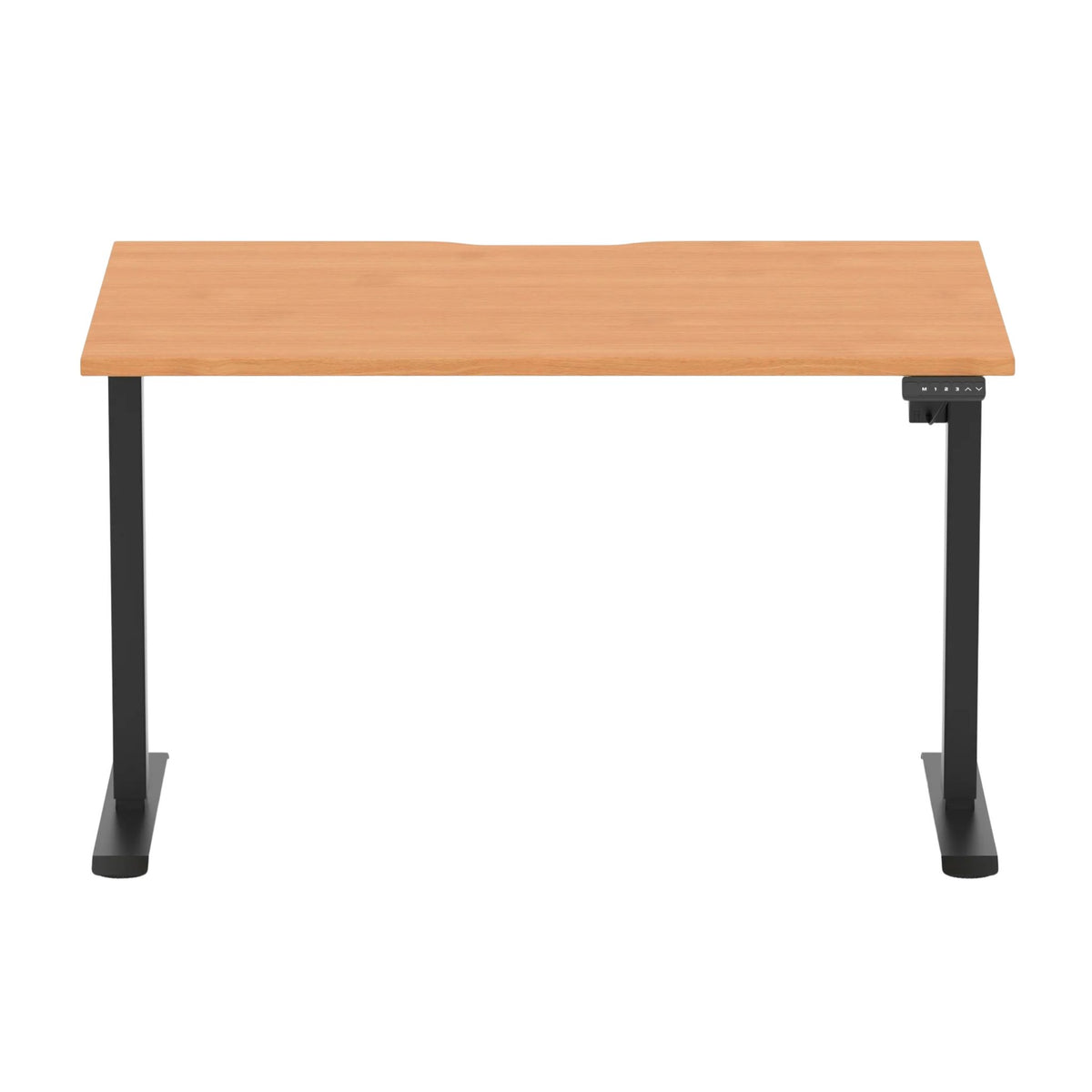 Air Lite Height Adjustable Desk With Scalloped Edge