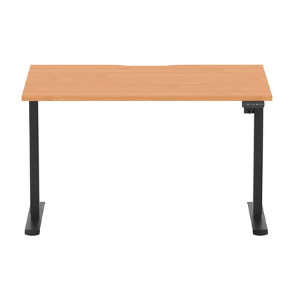 Air Lite Height Adjustable Desk With Scalloped Edge