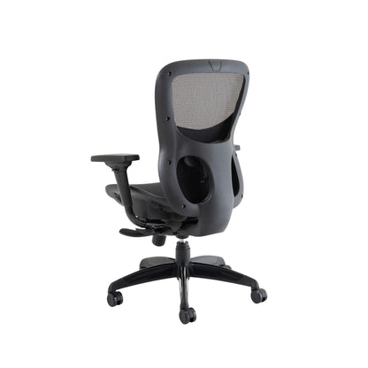 Stealth Shadow High Mesh Back Ergonomic Posture Chair With Arms