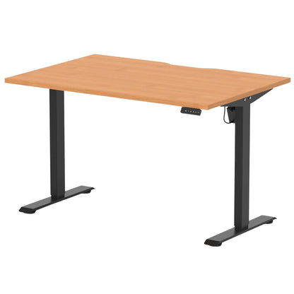 Air Lite Height Adjustable Desk With Scalloped Edge