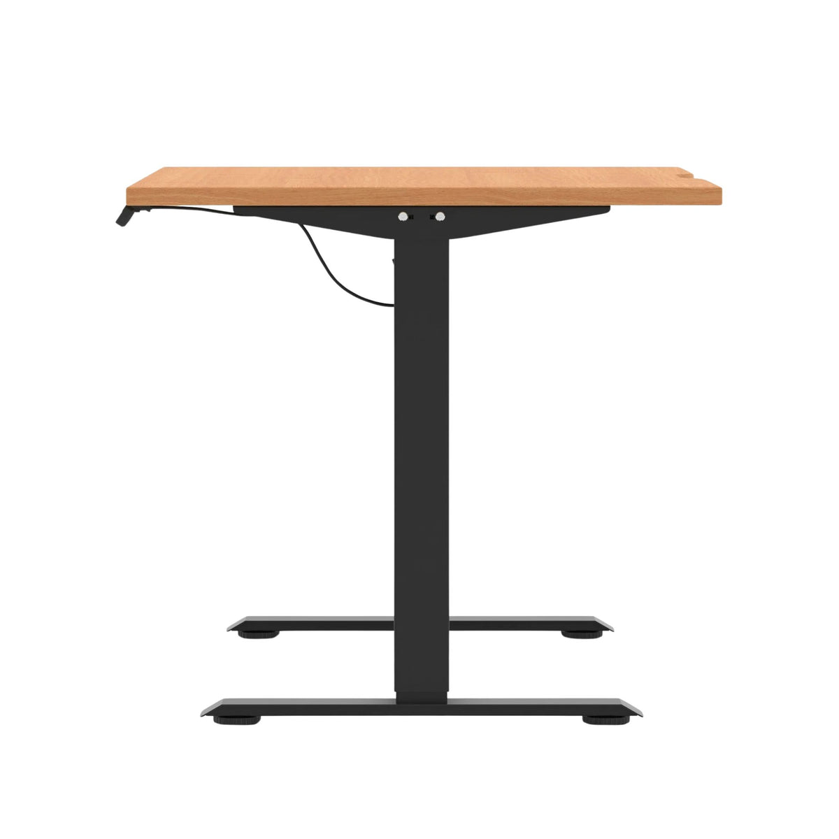 Air Lite Height Adjustable Desk With Scalloped Edge