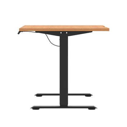 Air Lite Height Adjustable Desk With Scalloped Edge