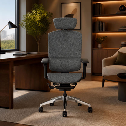Ergo Click High Back Ergonomic Poasture OfficeChair with Arms and Headrest