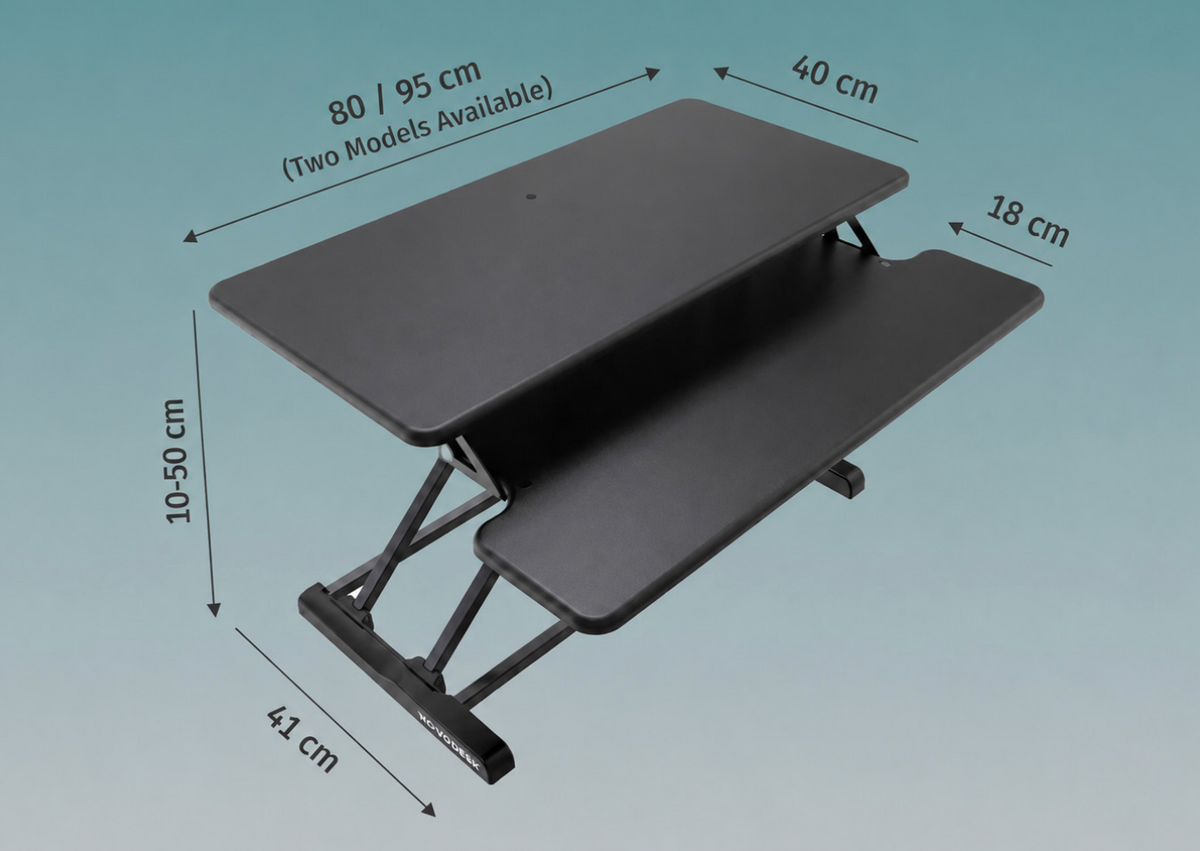 Yo-Yo DESK 95-S Single Monitor Standing Desk Converter
