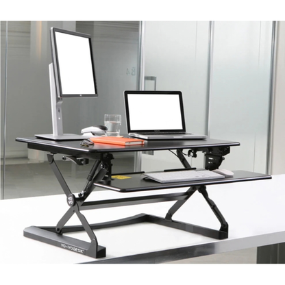 Yo-Yo DESK 90 Dual Monitor Standing Desk Converter