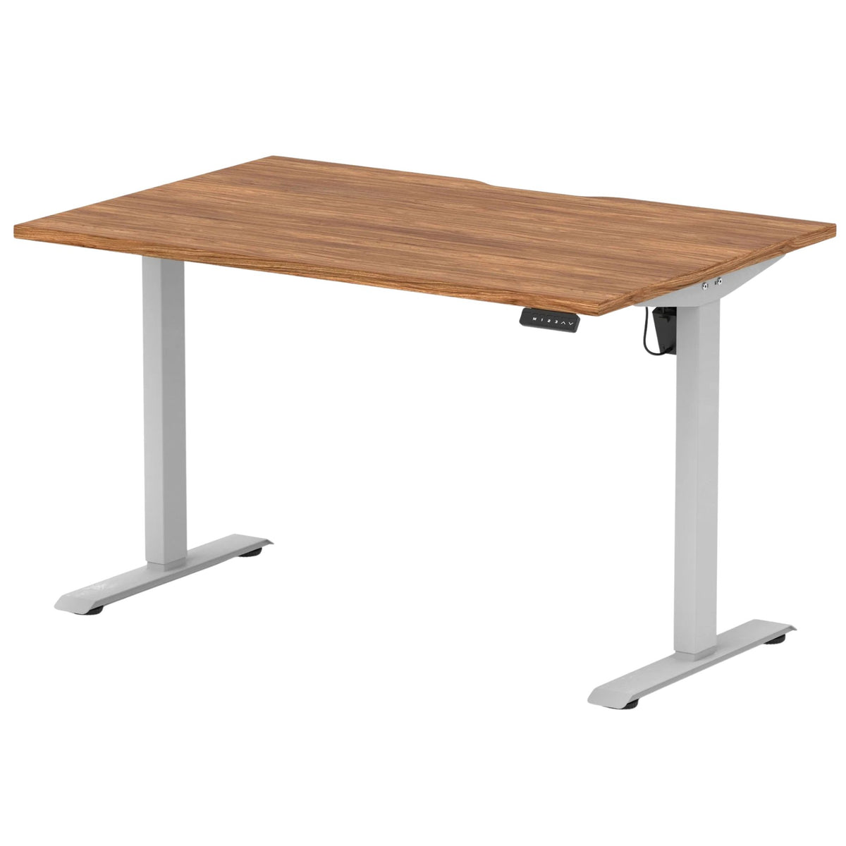Air Lite Height Adjustable Desk With Scalloped Edge