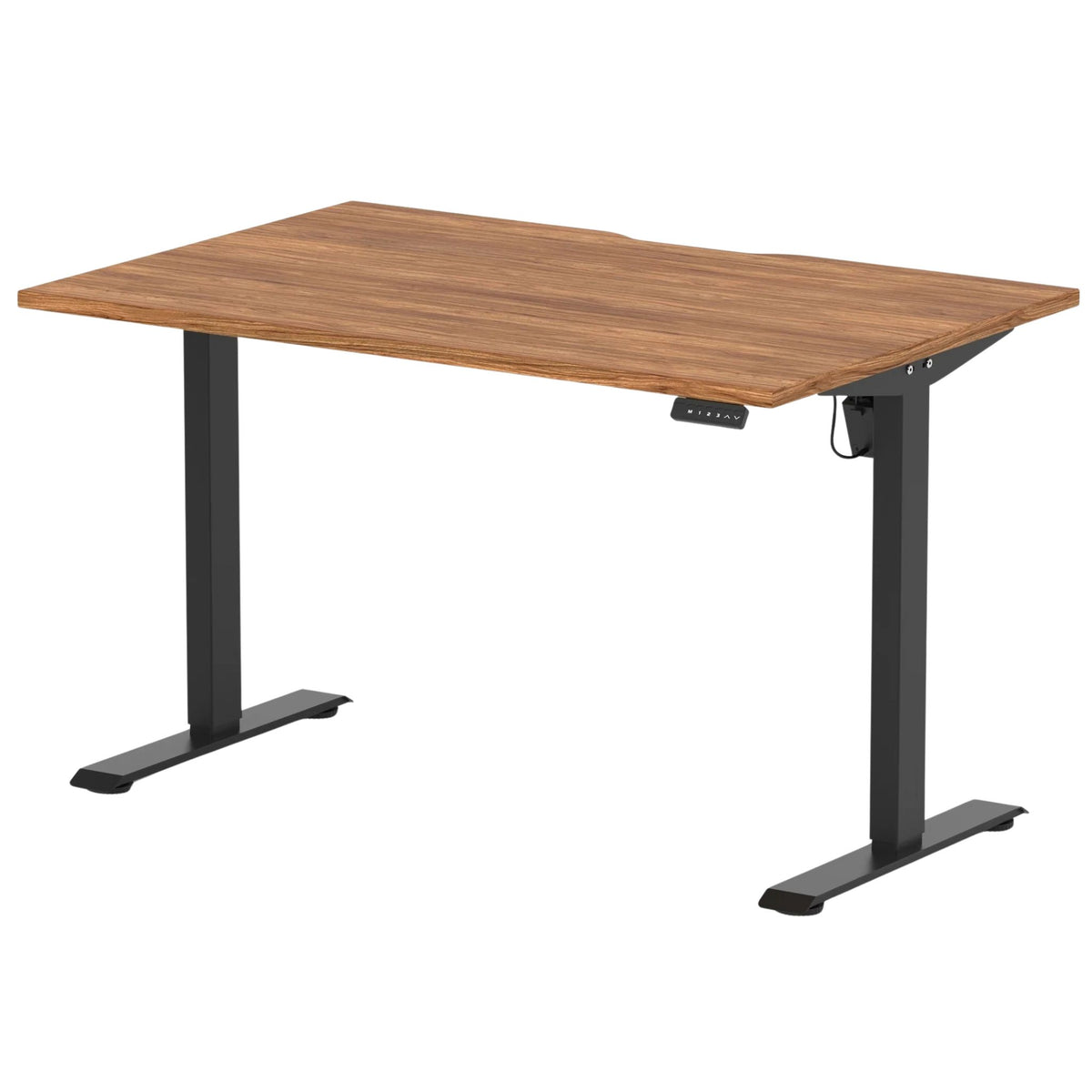 Air Lite Height Adjustable Desk With Scalloped Edge