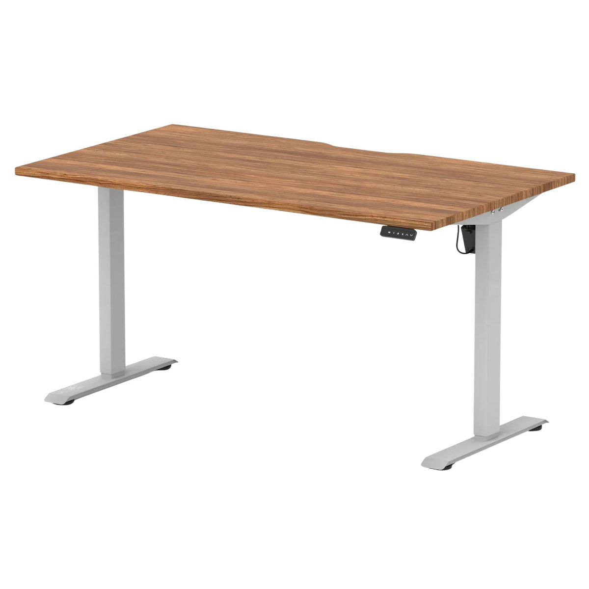Air Lite Height Adjustable Desk With Scalloped Edge