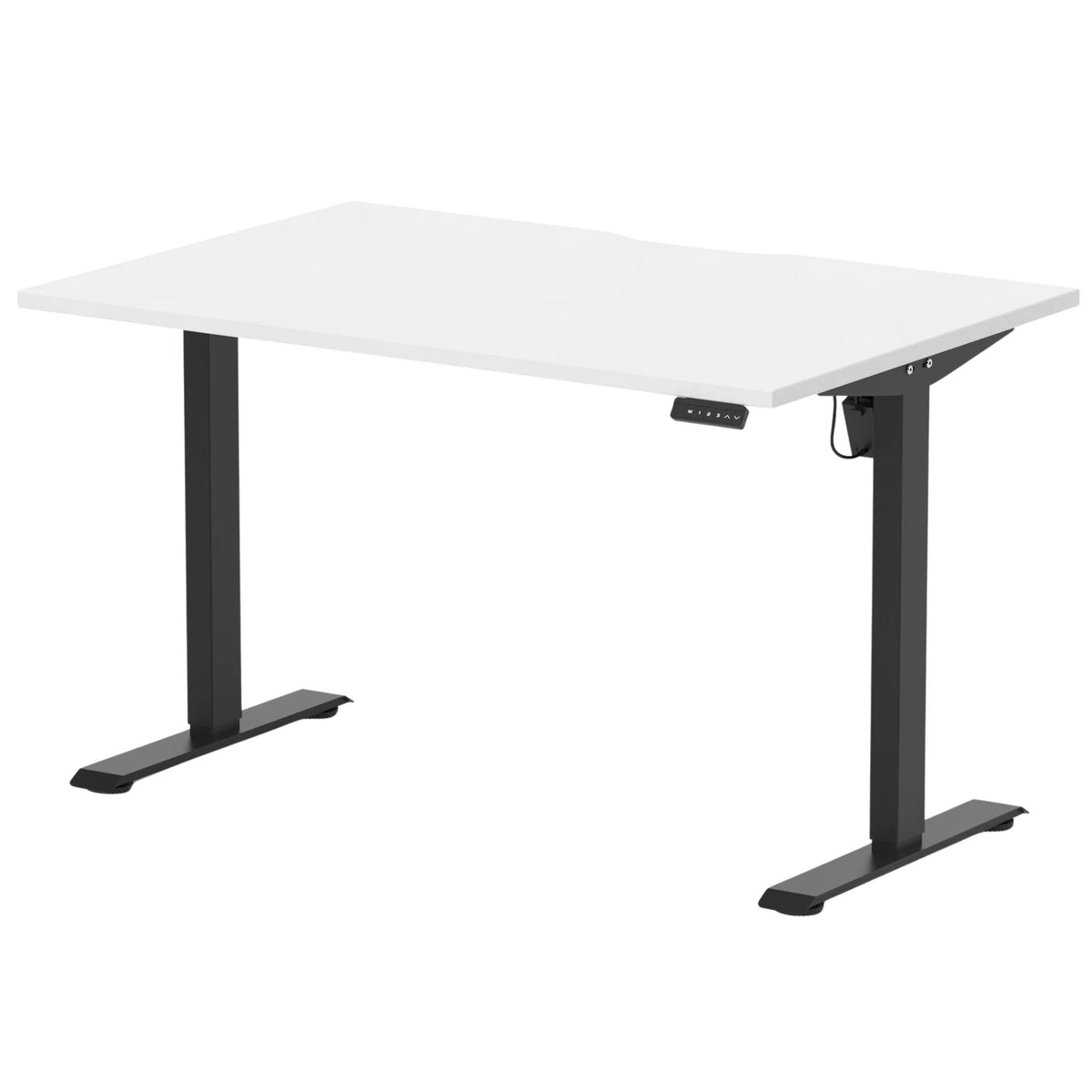 Air Lite Height Adjustable Desk With Scalloped Edge